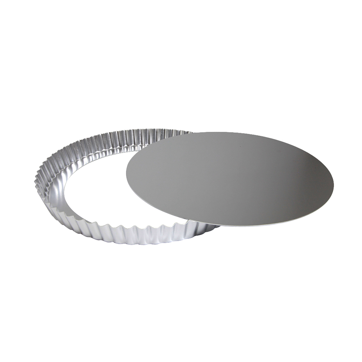 1127024 Ottinetti Fluted Tart Mould with Loose Bottom Bakeware (24cm) - Image 1