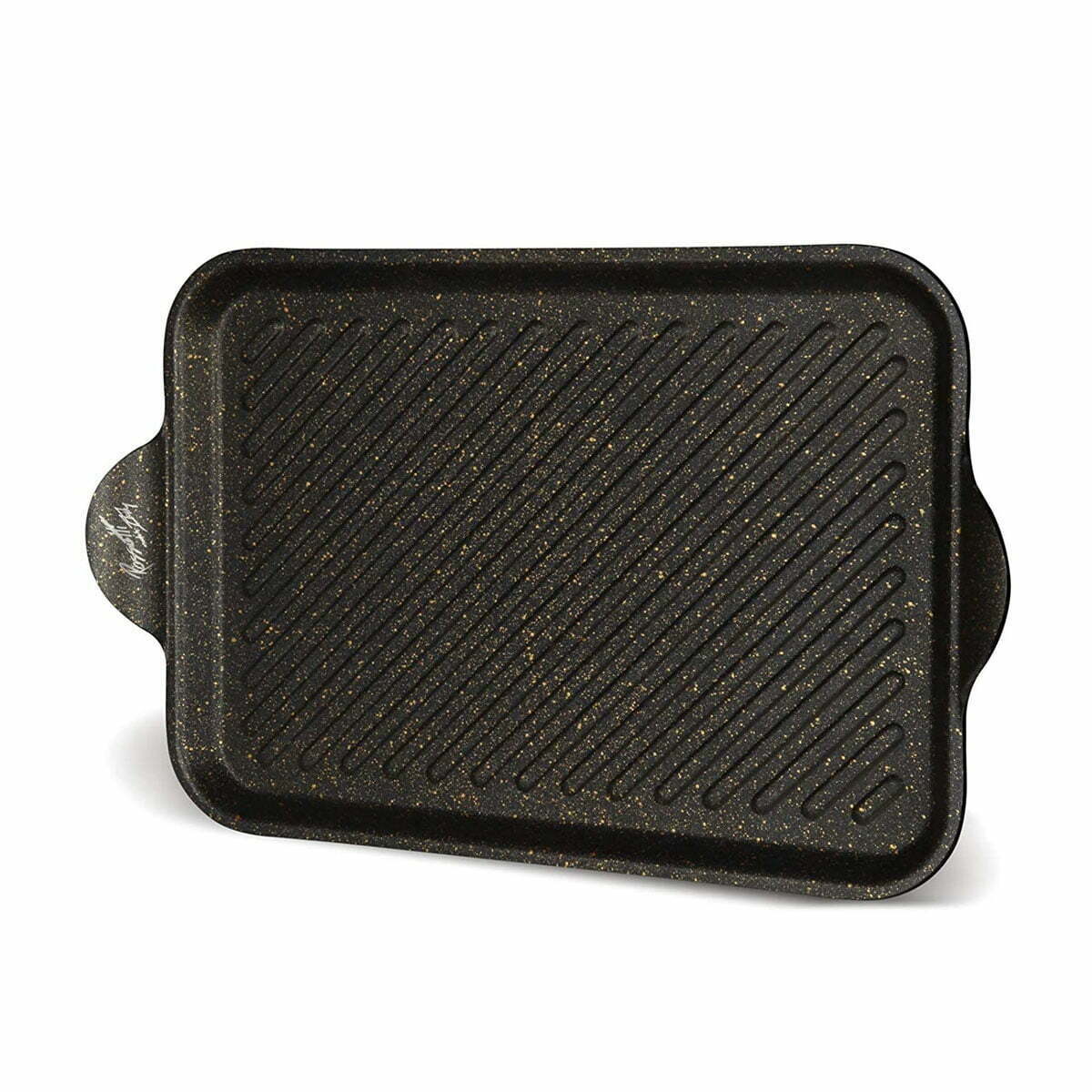 1561 Rossetti Black & Gold Griddle Grill Pan (35x25cm) - Image 1