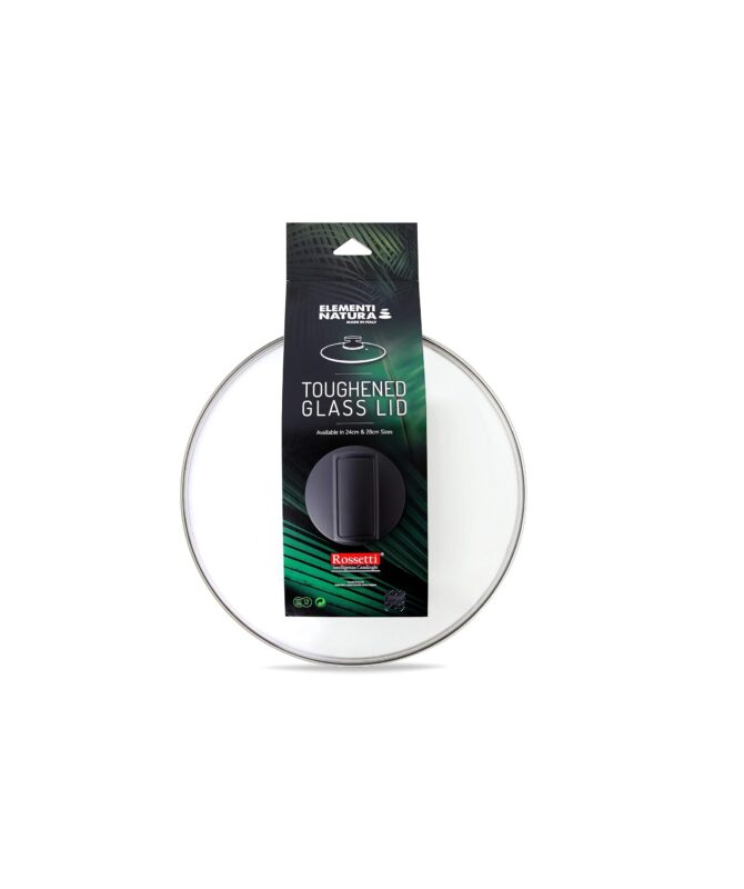 Rossetti Elementi Natura Glass Cookware Lid Cover (28cm)