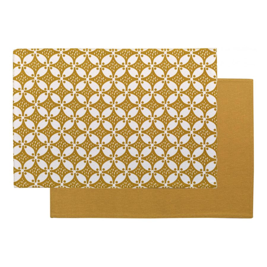 1618049000 Placemat Fatou Red With Coating (48x33cm) - Image 1