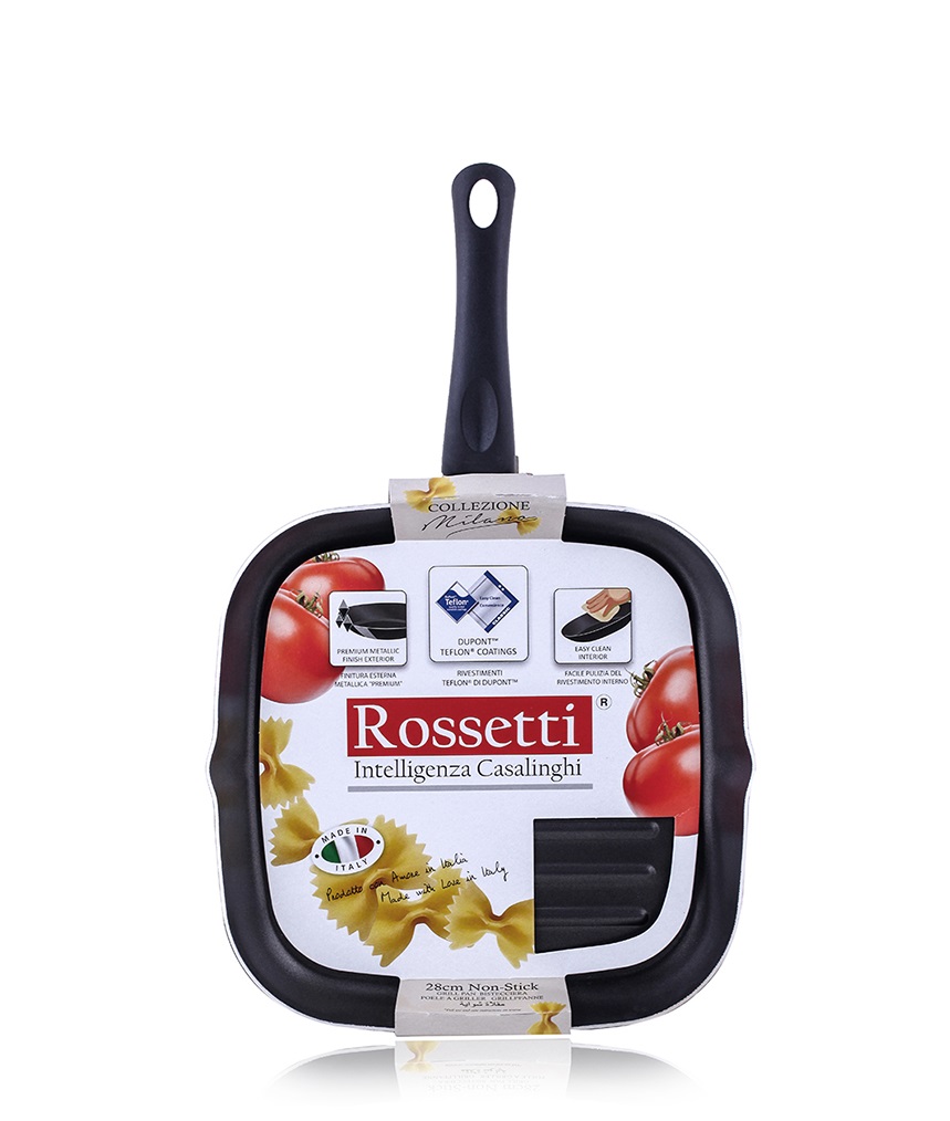 2 - Grillpan 28cm - Art Code 1233 Rossetti Milano Grill Pan (28x28cm) - Image 1
