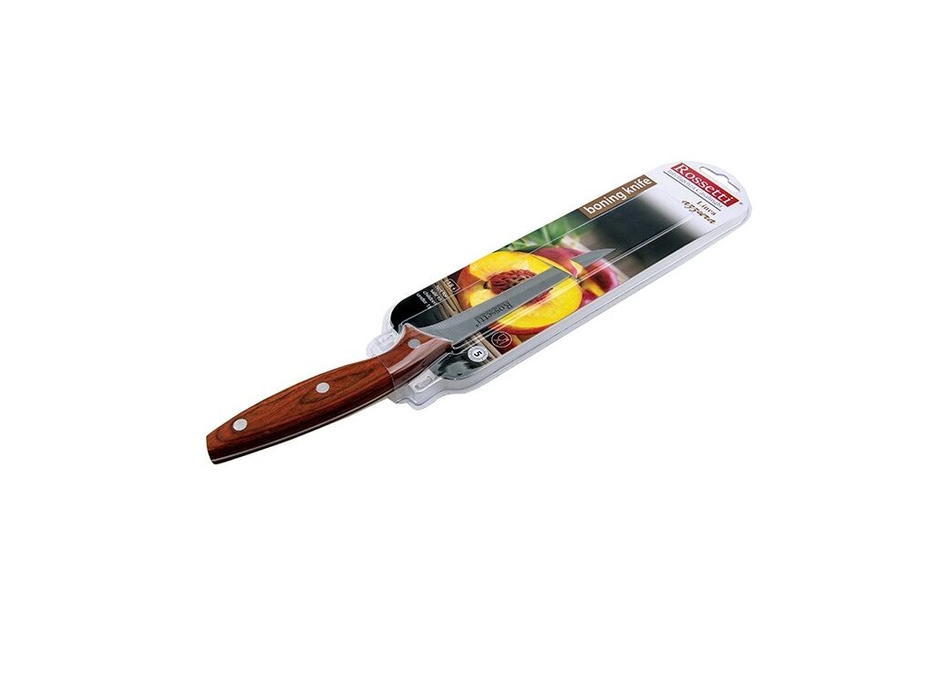 # 2185 - AZZURA - 15cm (6_) Boning Knife - Wood Rossetti Azzura Wood Boning Knife (15cm) - Image 1