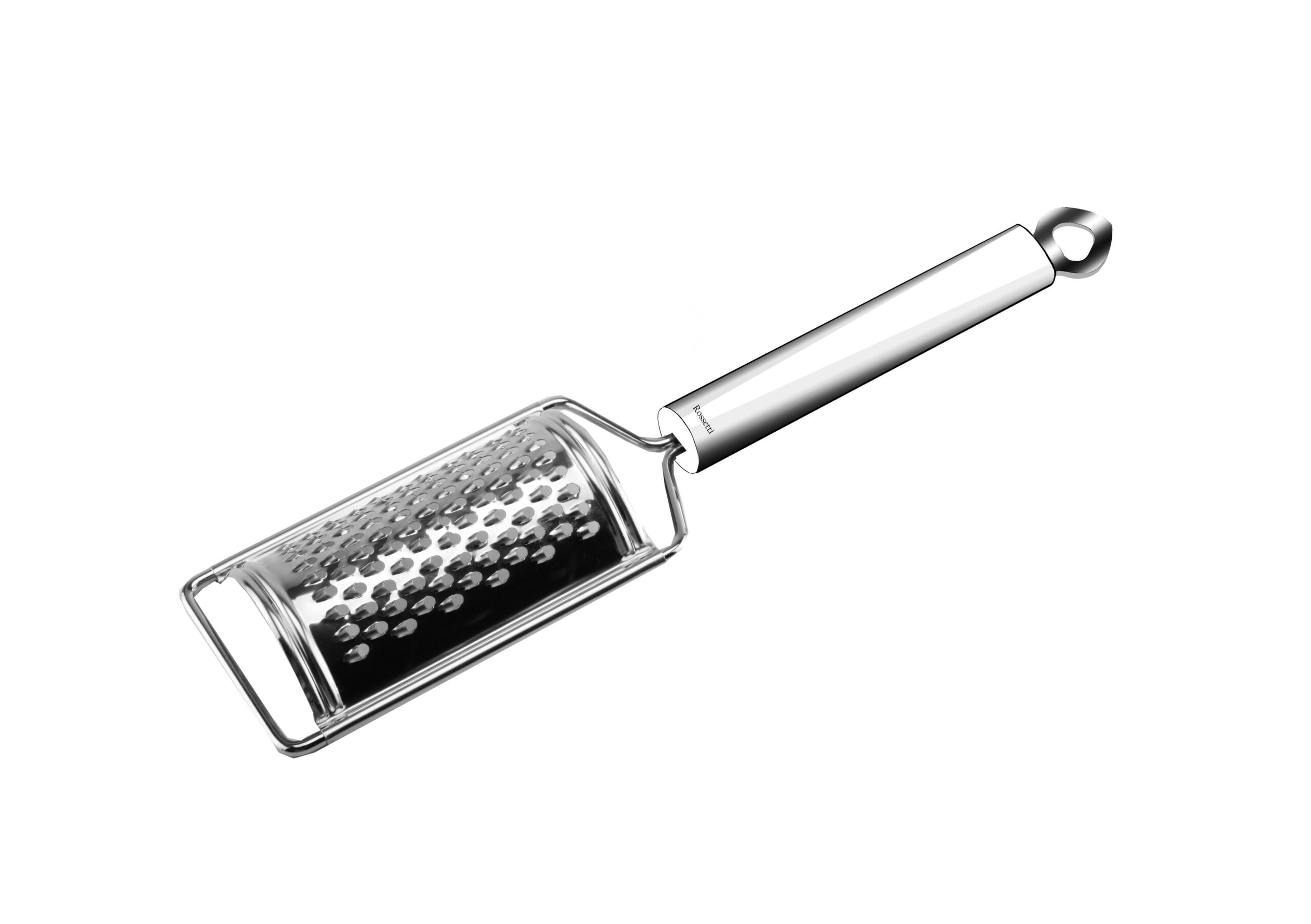 #6065 Grater Rossetti Shokin Stainless Steel Cheese Grater & Lemon Zester - Image 1