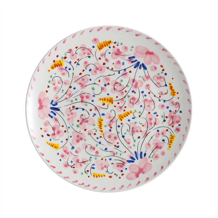 C141-1 Rossetti Primerose Pink Large Dinner Plate (12 Inch) - Image 1