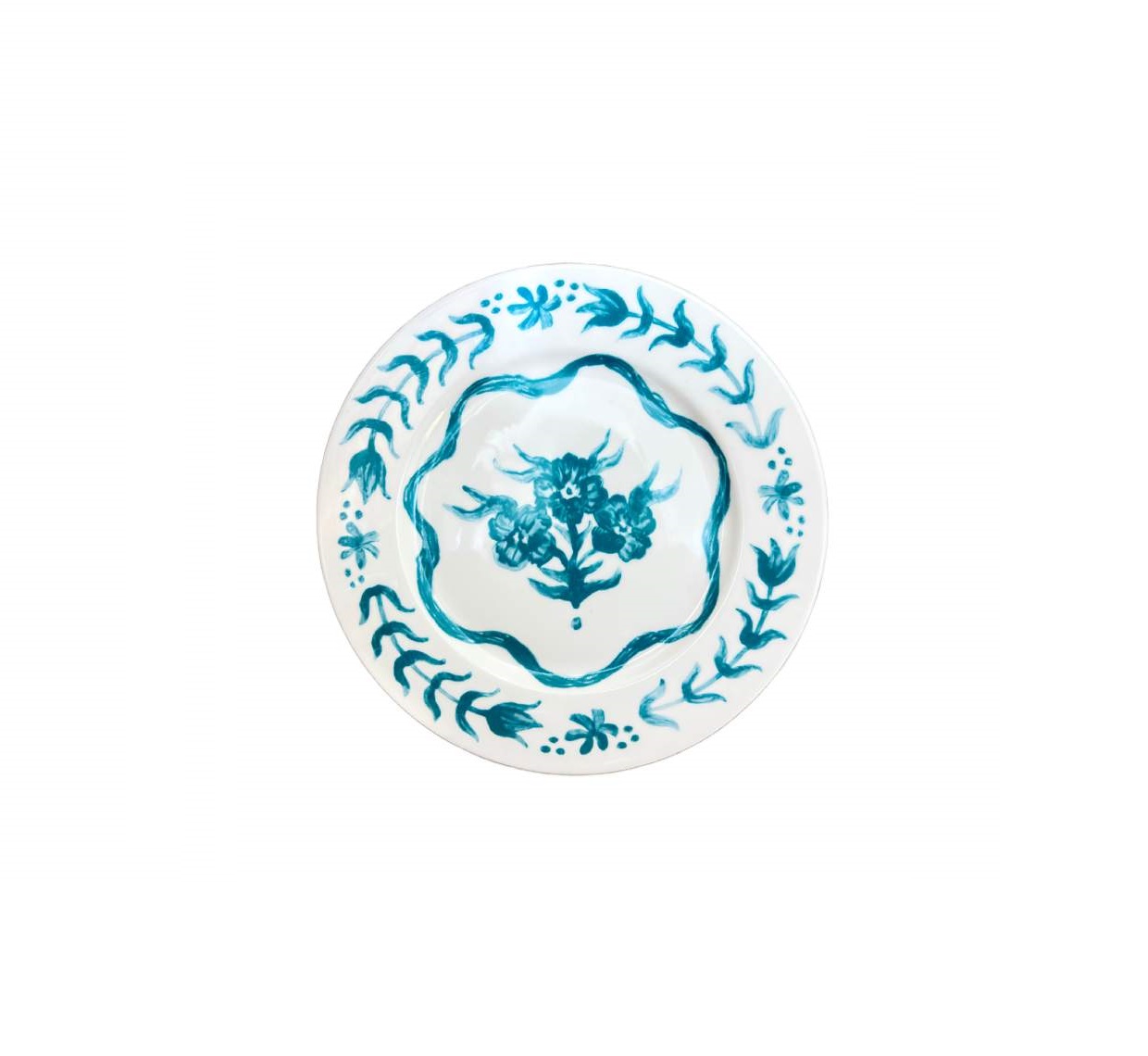 C145-3 Rossetti Palais Dusultan Green Dessert Plate (8 Inch) - Image 1