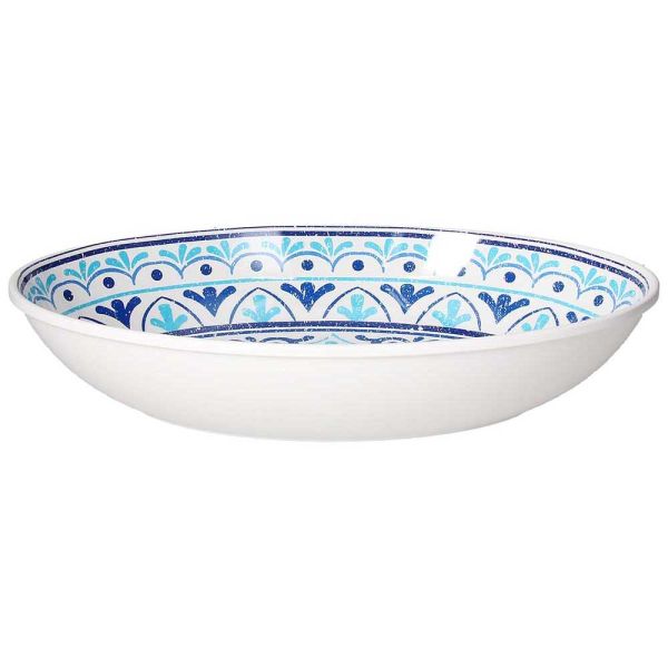 Cefalu Oval Melamine Serving Bowl (34x23cm) Cefalu Oval Melamine Plate Serving Bowl Large (40x25cm) - Image 1