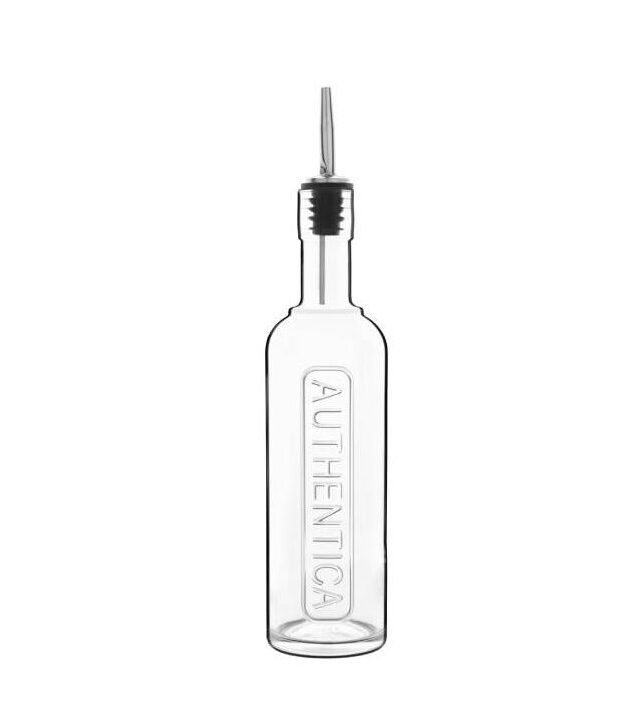 Luigi Authentica Glass Oil & Vinegar Bottle with Pourer 500ml Luigi Authentica Glass Oil & Vinegar Bottle with Pourer 500ml - Image 1