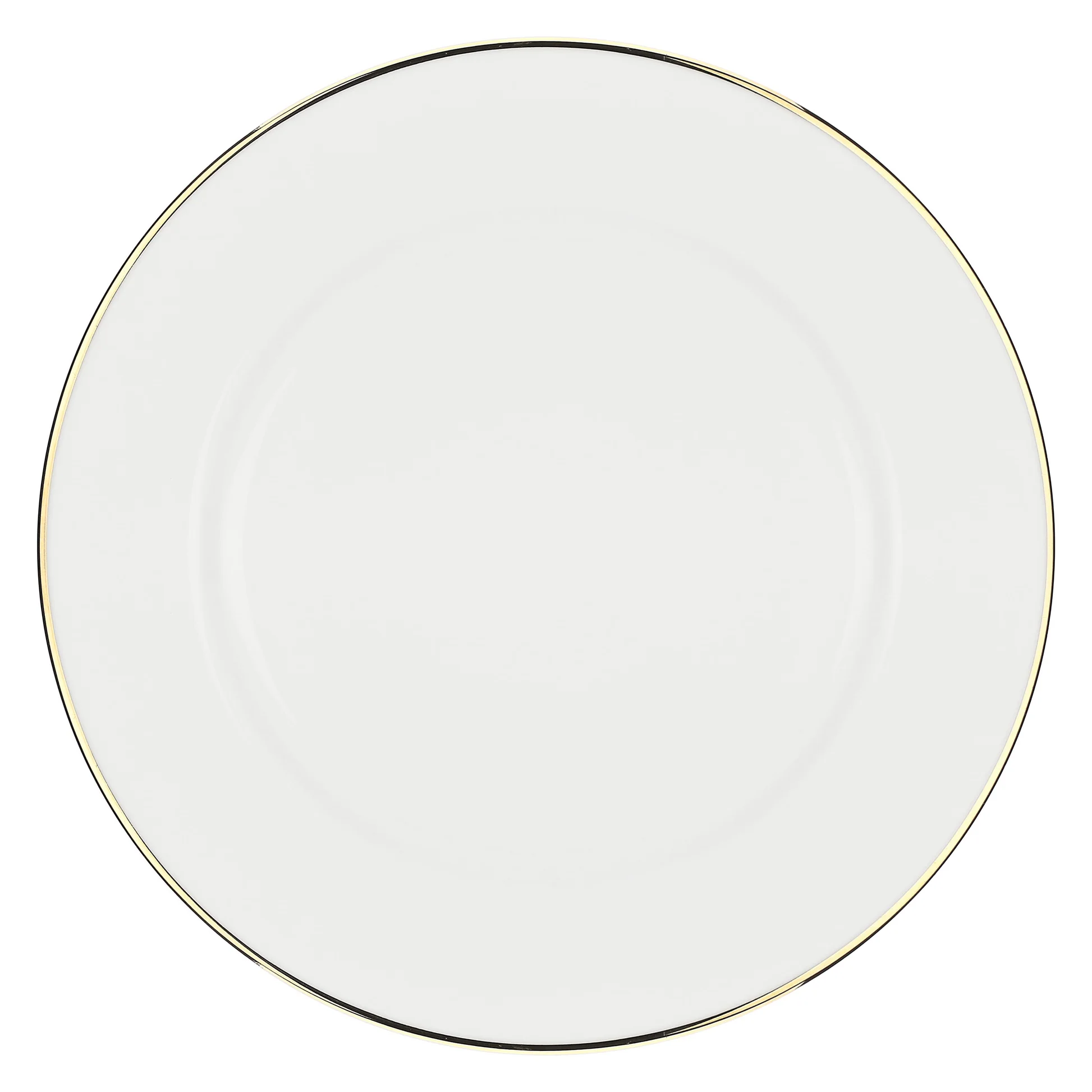 Maesta White Dinner Plate Maesta Dinner Plate Gold Rim (27cm) - Image 1