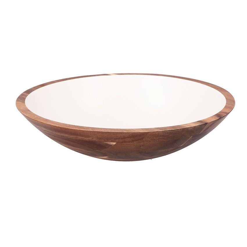P005400008 Libeccio Centre Wood Bowl (30.5x30.5x7.6cm) - Image 1