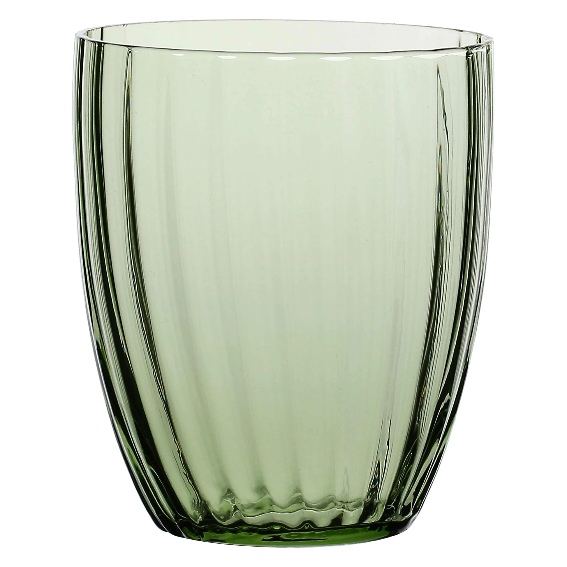 Prismia Green Glass Tumbler Prismia Green Water Glass Tumbler 310ml - Image 1