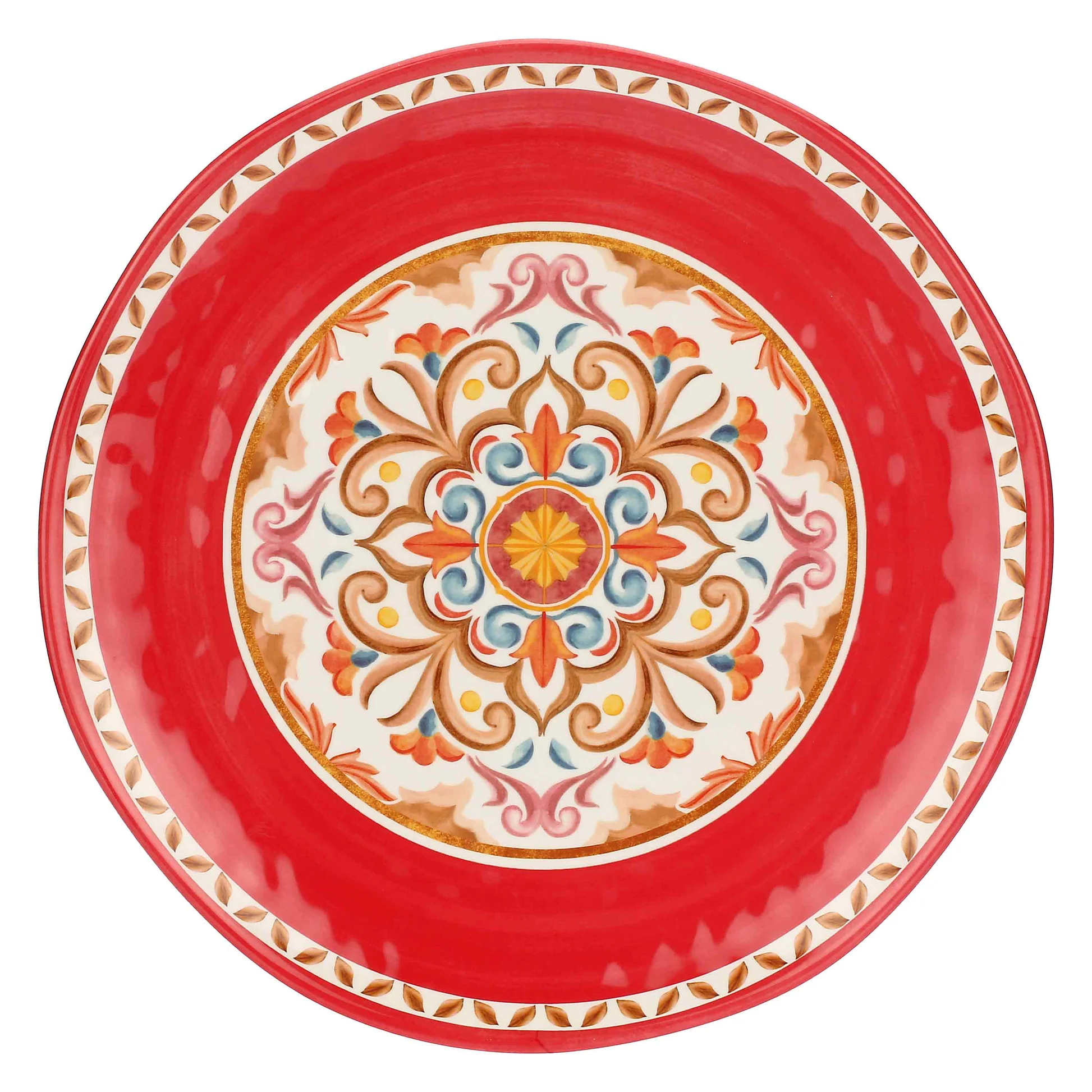 Rose and Tulipani Borgo Large Serving Plate Borgo Round Melamine Serving Plate (42cm) - Image 1