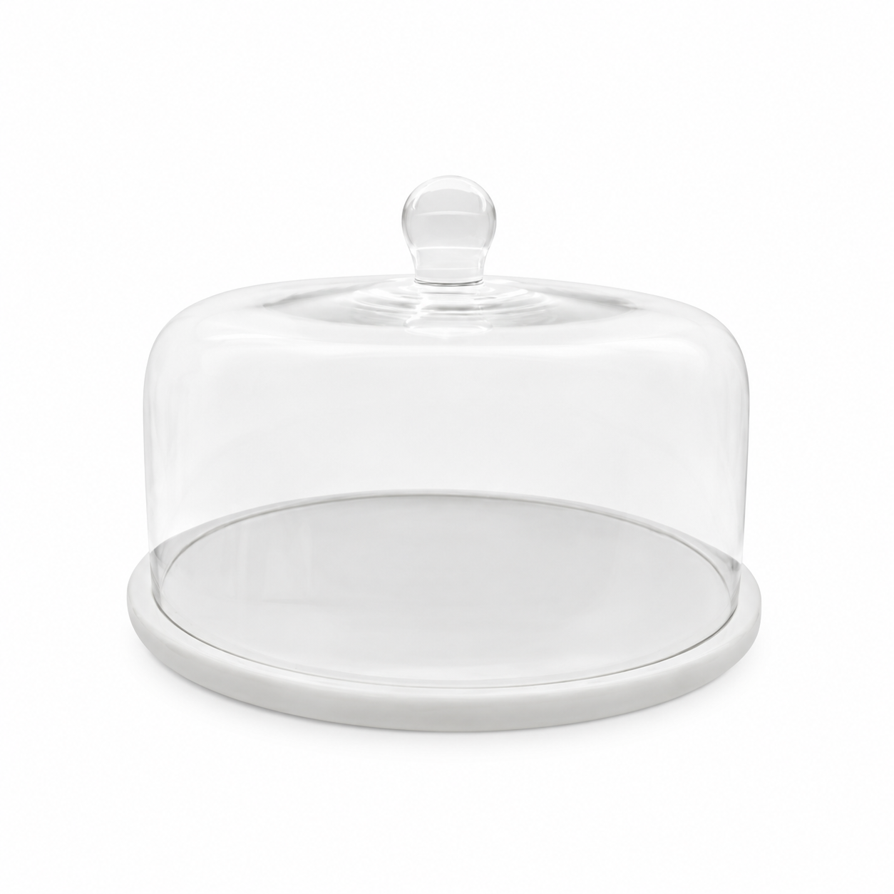 Rossetti Fuji White Marble Cake Dome (28x18cm) Rossetti Fuji White Marble Cake Dome (28x18cm) - Image 1
