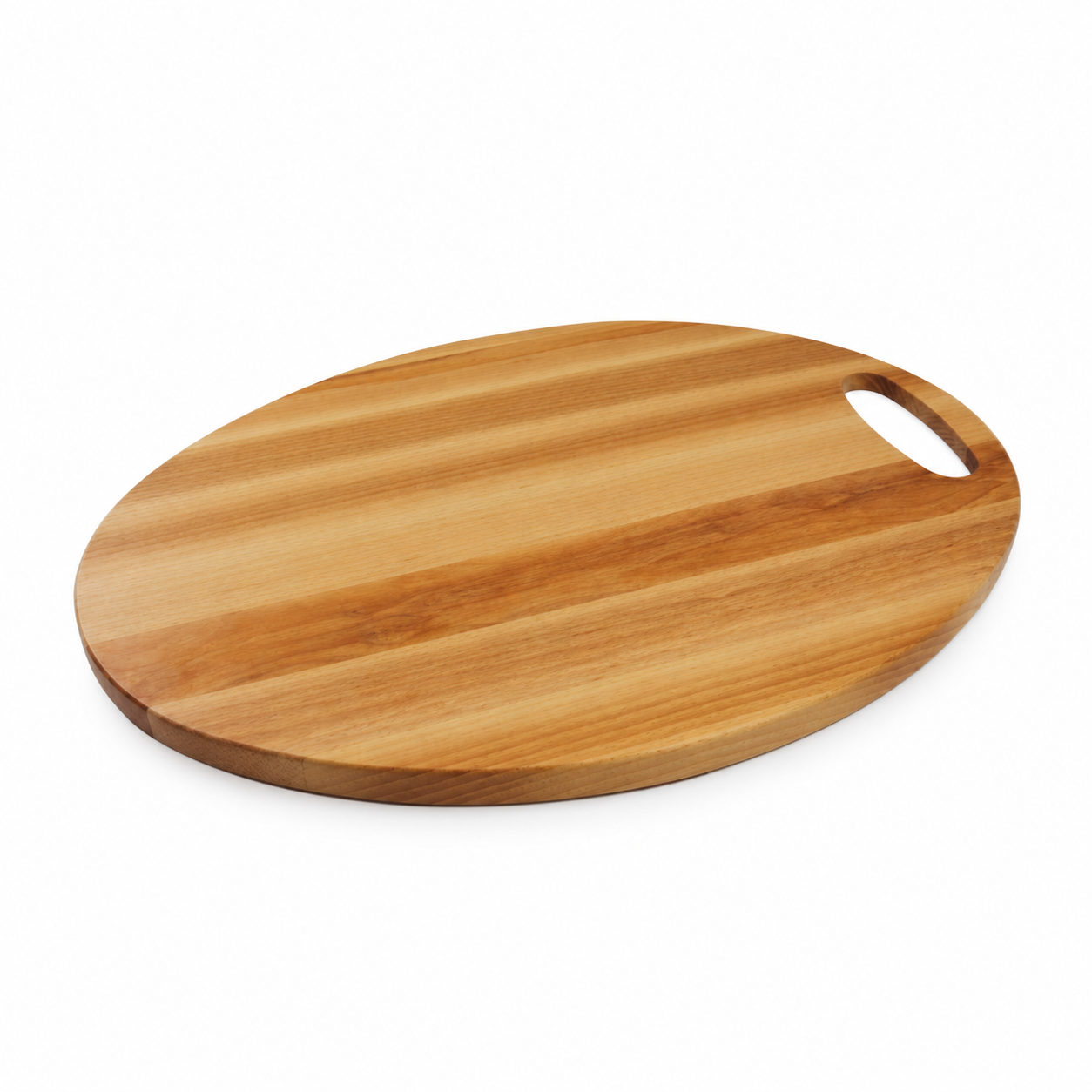 Rossetti Oval Beech Heartwood Serving Board with Handle (44x32.5x2cm) Rossetti Oval Beech Heartwood Serving Board with Handle (44x32.5x2cm) - Image 1
