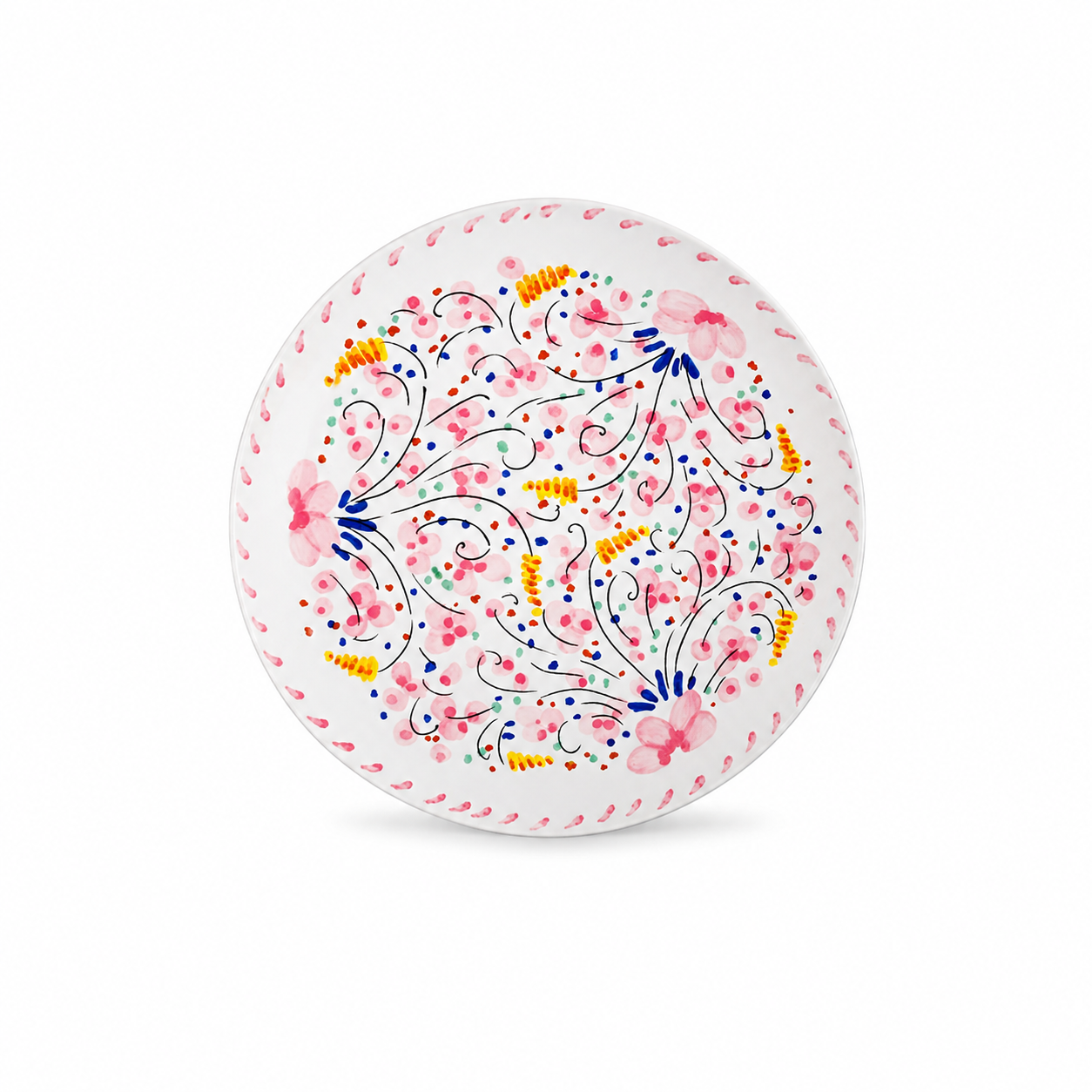 Rossetti Primerose Pink Dessert Plate (8 Inch) Rossetti Primerose Pink Dessert Plate