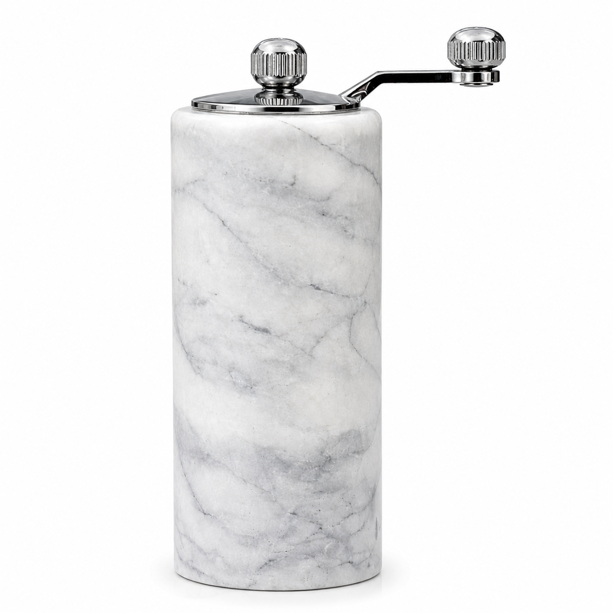Rossetti Waterfall Grey Marble Salt & Pepper Grinder Rossetti Waterfall Grey Marble Salt & Pepper Grinder - Image 1