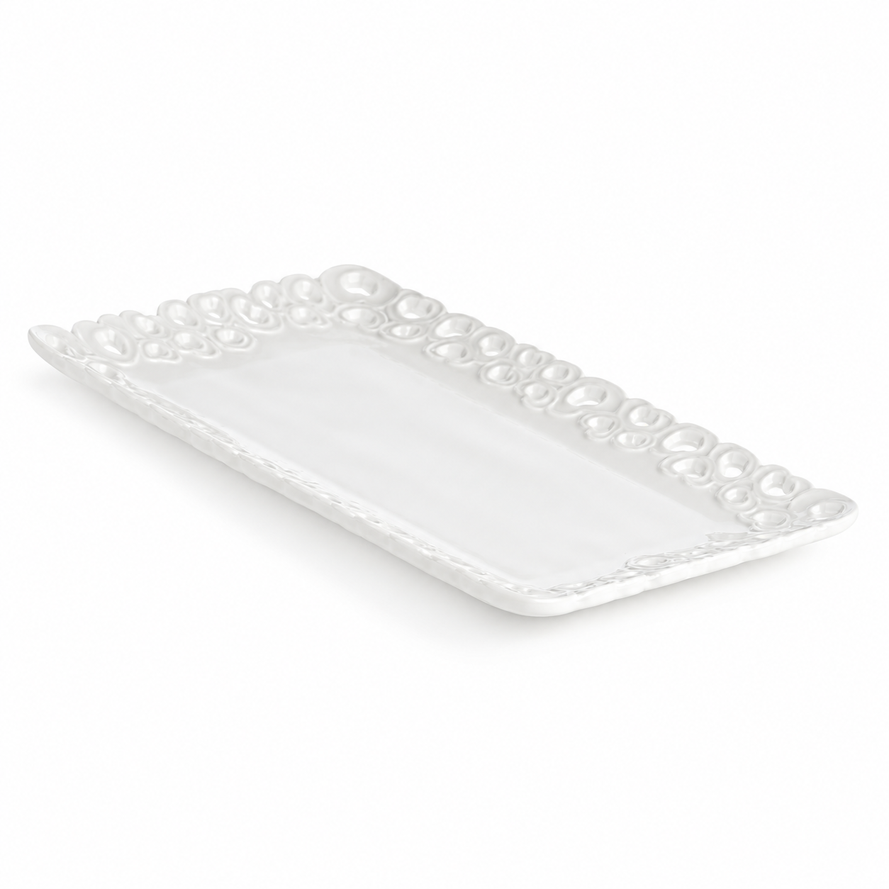 Valentino Carved Serving Plate (35x26cm) Valentino Carved Serving Plate (35x26cm) - Image 1