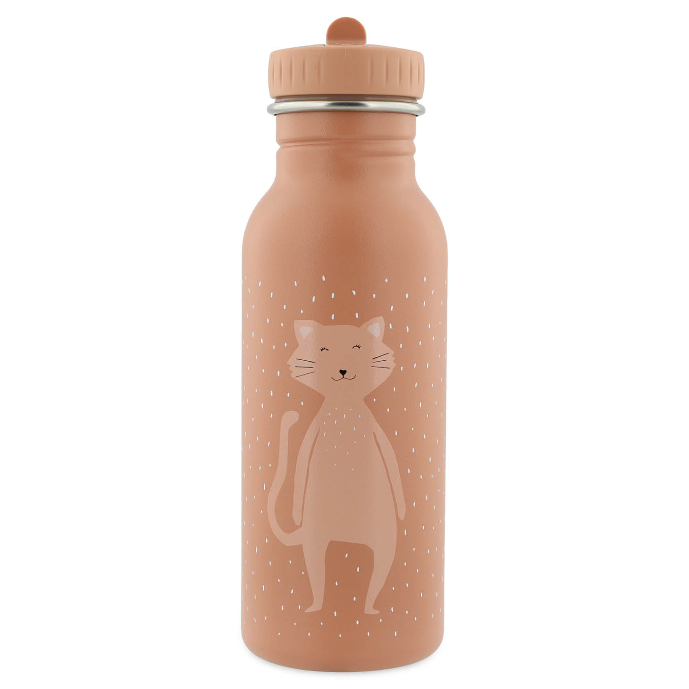 41-222-01 Mrs. Cat Stainless Steel Drinking Water Bottle for Kids 500ml - Image 1