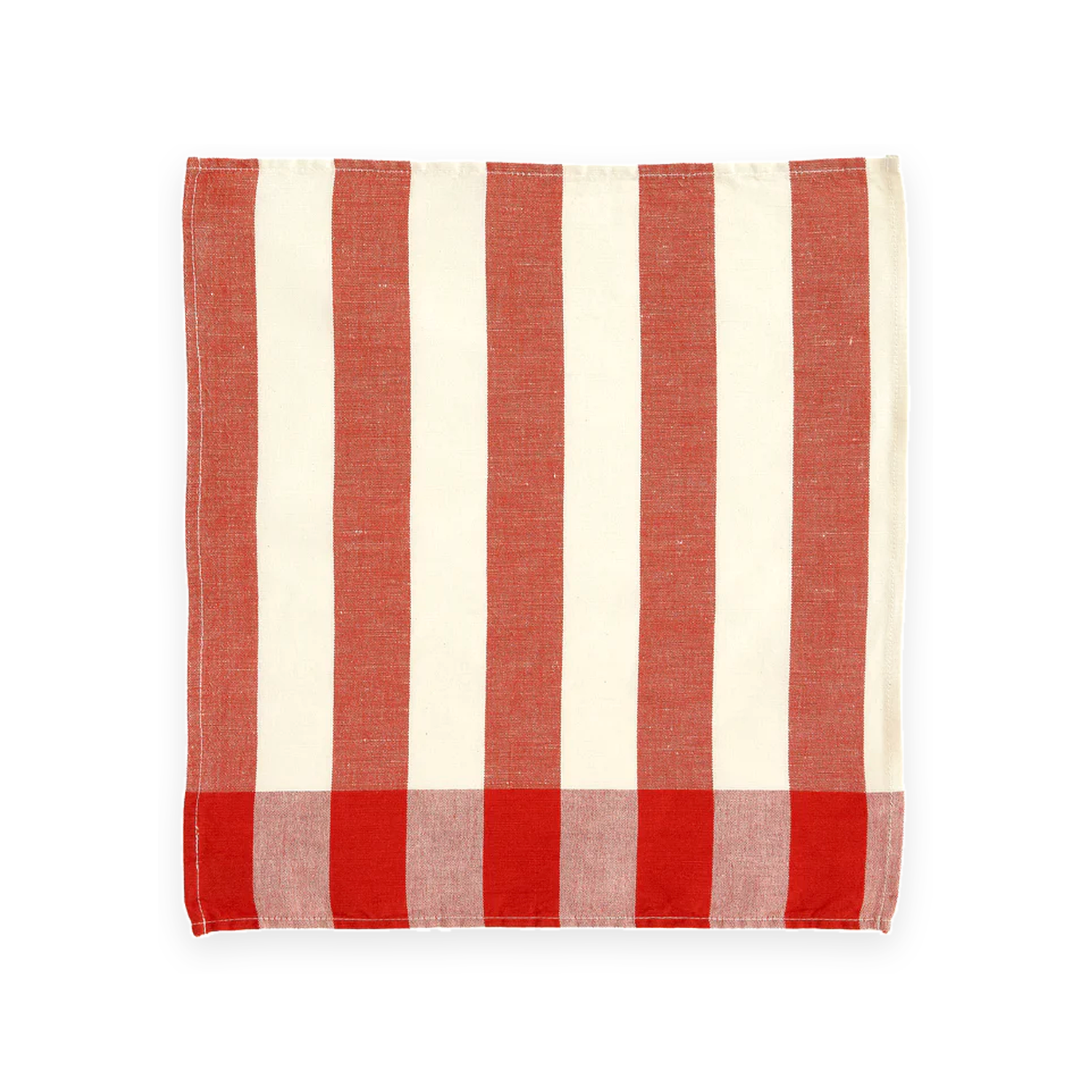 Malo Cotton & Linen Blend Red Napkin 40x40cm Malo Cotton & Linen Blend Red Napkin 40x40cm - Image 1