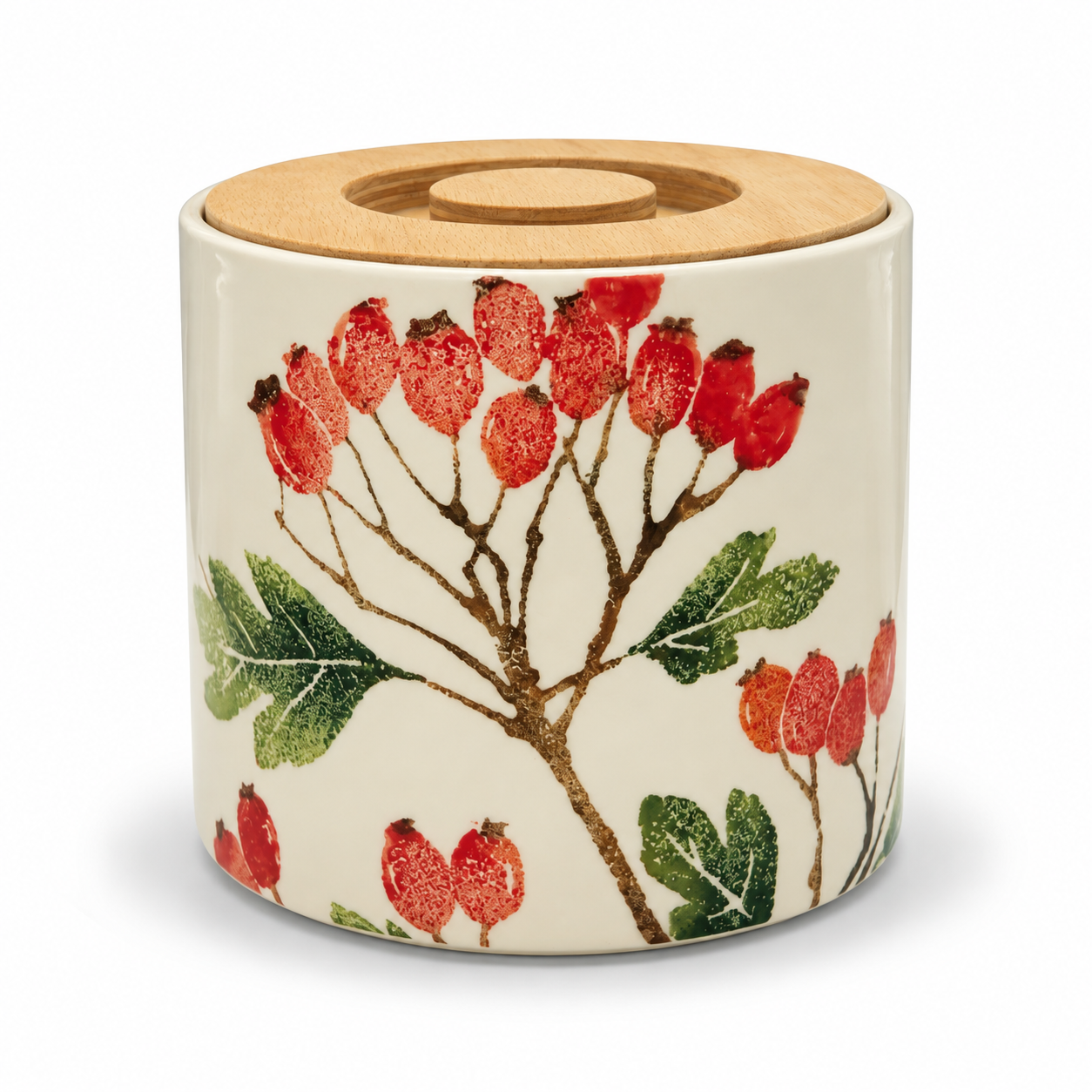 Wild Berry Storage Jar Red Ø 13 Cm Wild Berry Storage Jar Red 13cm - Image 1